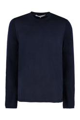 Wool-blend crew-neck sweater
